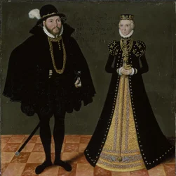 Couple royal allemand non identifié, vers 1580-1600